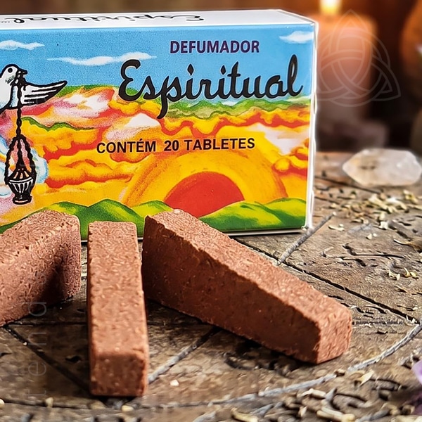 Defumador Espiritual em tablete, Origem Brasil, tem 20 tabletes, 600px