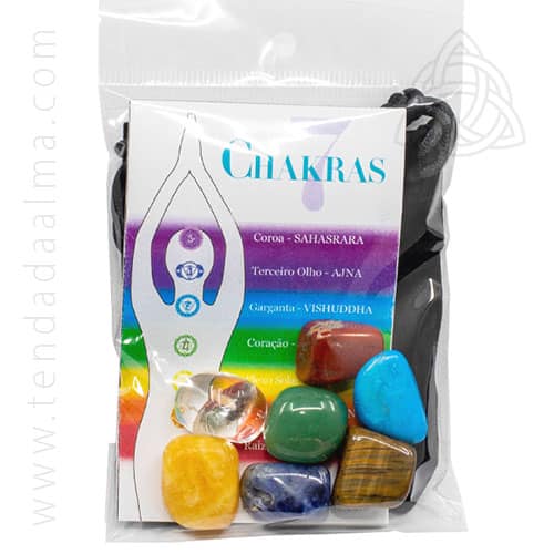 Bolsa da Sorte, Pedras dos 7 Chakras