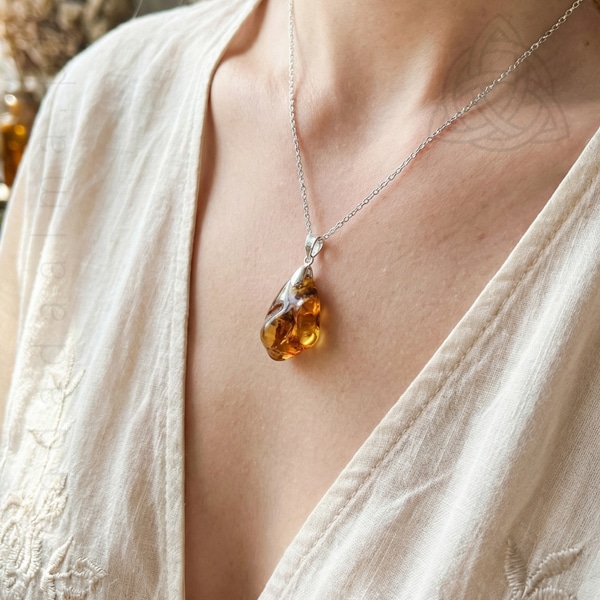 Fio de Aço com Âmbar premium do báltico, V3, 600px