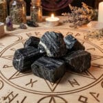 Turmalina Negra Natural Brasil Rocha, 50 a 100 grs, 500px