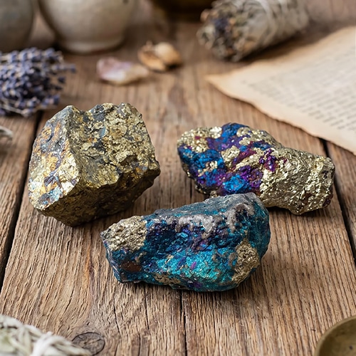 Pedra Mineral Cristal Calcopirite Calcopirita Mexicana