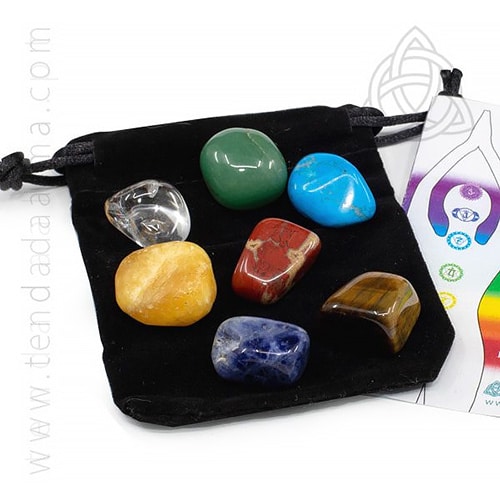 Bolsa da Sorte, Pedras dos 7 Chakras