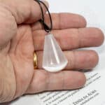 Fio com Lagrima de Selenite, Origem Marrocos, 500px