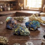 Azurita com Malaquita Bou Beker, 70 a 150 grs., 500px