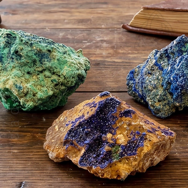 Azurita com Malaquita Bou Beker, 30 a 50 grs., 600px