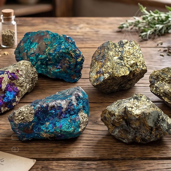 Pedra Mineral Cristal Calcopirite Calcopirita Mexicana