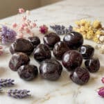 Granada genuína, peças roladas de 10/20 grs, 500px