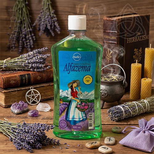 Colonia de Alfazema Halley Original, Brasil, 500ml, 500px