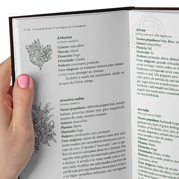 Enciclopedia das Ervas Magicas do.Cunningham detail