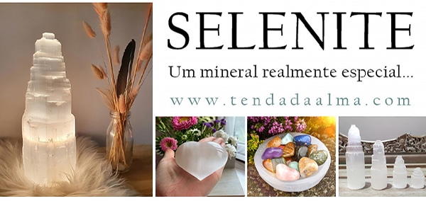Banner Selenite Mineral