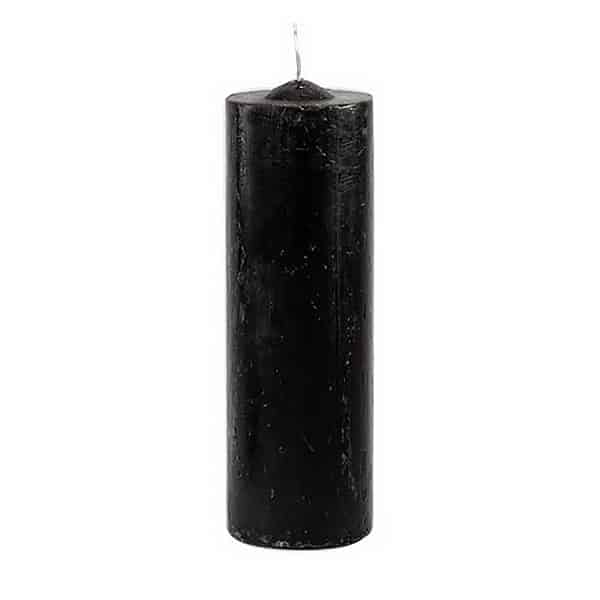 Vela de 7 Dias Votiva da Indústria Brasileira de Velas, AIB, Cor Preta, 600px