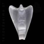 Anjo de Selenite Artesanal, Marrocos, 10 cm, 500px