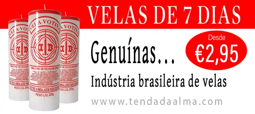 Velas de 7 Dias Branca Promocao