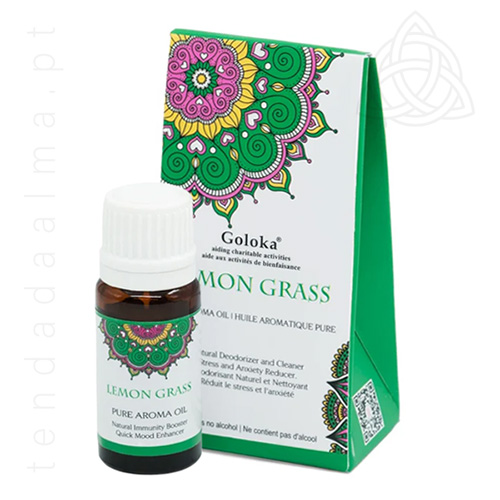 Essencia Goloka Aromatica Pure Aromatic Lemon Grass Capim Limão