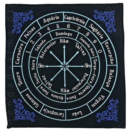 Pano para Pendulo Roda Zodiacal em Portugues 500px