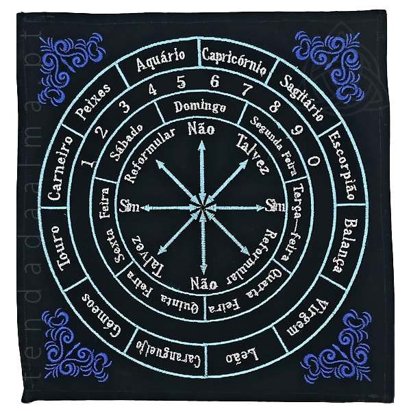 Pano para Pendulo Roda Zodiacal em Portugues 500px