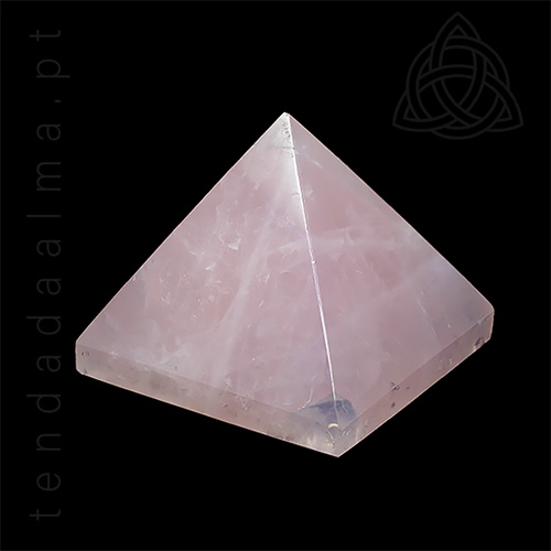 Piramide de Quartzo Rosa Brasil 100/150