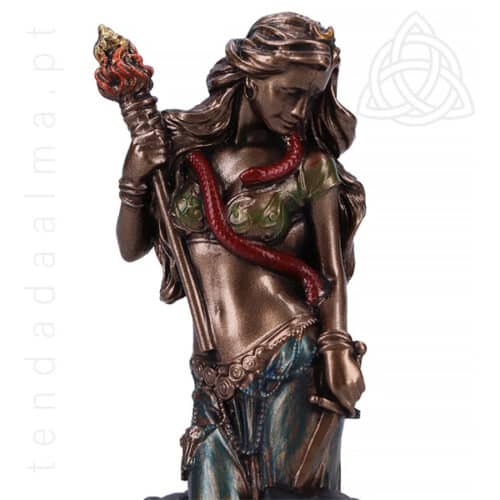 Hecate, A Deusa da Lua, Imagem Resina Bronze Premium, Nemesis Now, Pequena 9 cm, Detail 1, 600px