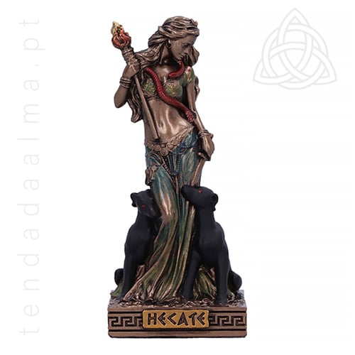 Hecate, A Deusa da Lua, Imagem Resina Bronze Premium, Nemesis Now, Pequena 9 cm, 500px