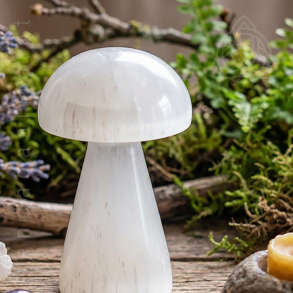 Cogumelo de Selenite, 10/12 cm, origem Marrocos, img2, 600px