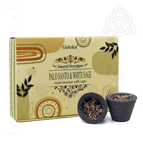 Copos Misticos de Defumacao, Esotericos de Carvao e Resina, Palo Santo and White Sage, Salvia Branca, 600px