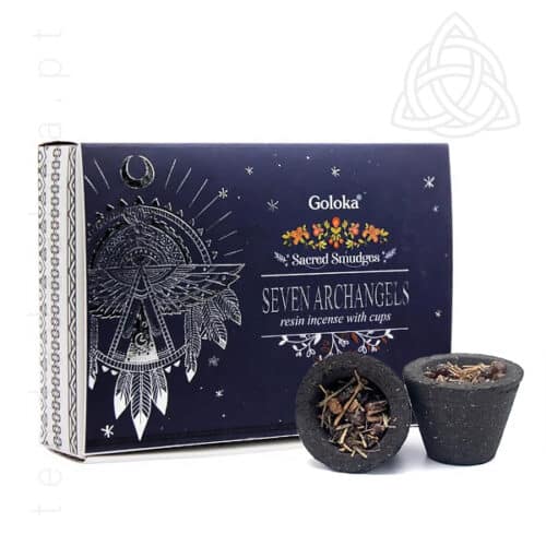 Copos Misticos de Defumacao, Esotericos de Carvao e Resina, Seven Archangels, Sete Arcanjos, 600px
