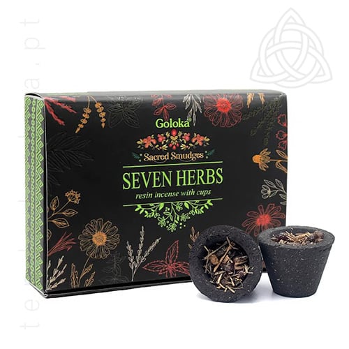 Copos Misticos de Defumacao, Esotericos de Carvao e Resina, Seven Herbs, Sete Ervas, 500px
