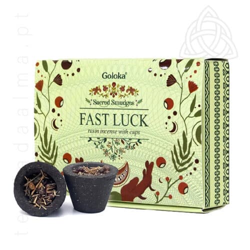 Copos Misticos de Defumacao, Esotericos de Carvao e Resina, Fast Luck, Sorte Rápida, 600px