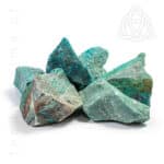 Crisocola pedra em bruto de 3 cm, 500px