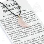 Fio com Meia Lua de Quartzo Rosa, Brasil, 20/25mm, 500px