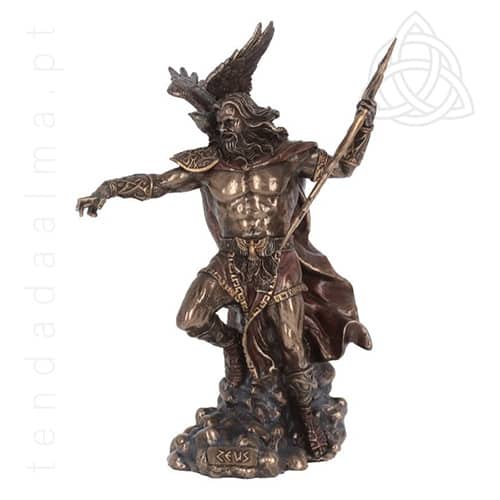 Imagem de Zeus, o Senhor do Olimpo, Deus do Trovao, ref H2427G6, nemesis now, 500px