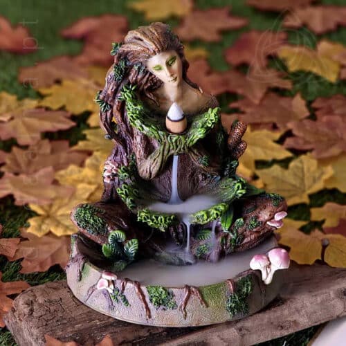 Incensario de refluxo, cascata de fumo, floresta mae, nemesis now, 600px