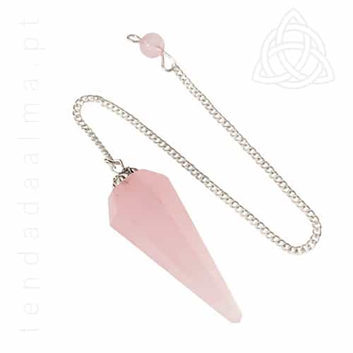 Pendulo de Quartzo Rosa, 500px