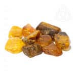 Ambar Natural do Baltico, Saquinho com 5 grs de peças variadas irregulares, 500px