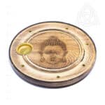 Base de Madeira para Incensos com Buda Thai, 500px