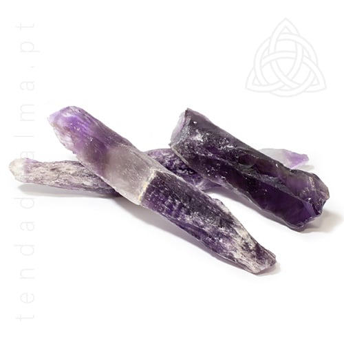 Bastao de Ametista em bruto, origem Brasil, Massivo, 100/150 grs., 500px