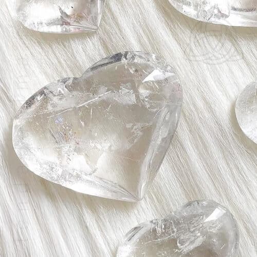 Coracao de Cristal de Quartzo Rocha, Origem Brasil, 30/50 grs, 600px