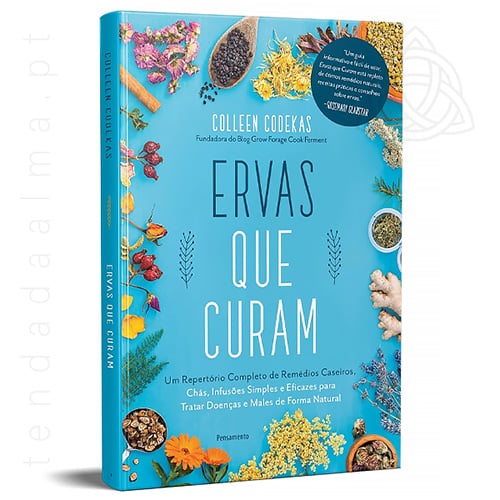 Livro Ervas que Curam, Um Repertório Completo de Remédios Caseiros de Colleen Codekas,, Editora: Pensamento, ISBN 9788531521454, 500px