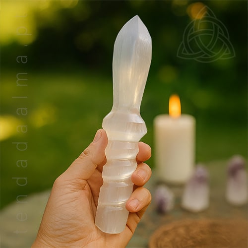 Punhal de Selenite, Origem Marrocos, 20cm, IMG3, 500px