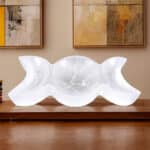 Taca de Selenite Triple Moon, Lua Tripla, 18/20 cm, Origem Marrocos, img1, 500px