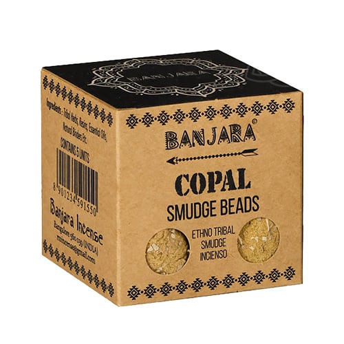 Bolinhas de Defumação de Copal, Marca Banjara, Fabrico artesanal na Índia, 500px