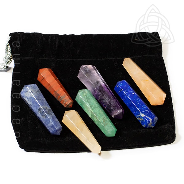 Bolsa com Biterminados dos 7 Sete Chakras, 600px
