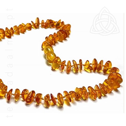 Colar de Ambar Mel do Baltico Infantil, 500px