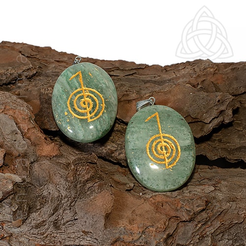 Fio com Cho Ku Rei em Aventurina Plana, 500 px