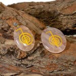 Fio com Cho Ku Rei em Quartzo Rosa Plano, 500 px