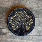 Porta Incenso em Pedra Agra com Árvore da Vida, Fabrico artesanal na Índia, 500px