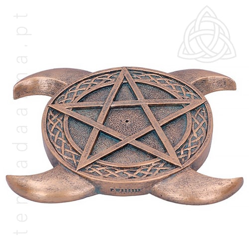 Porta Incenso, Incensário, Pentagrama Triple Moon, Nemesis Now, img2, 500px