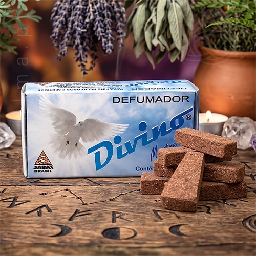 Defumador Divino Mestre, Defumador em tabletes, Divino Sabat, Brasil