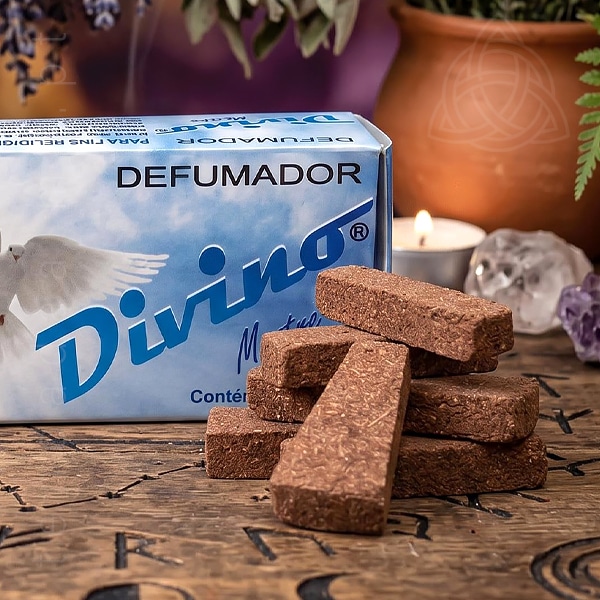 Defumador Divino Mestre, Defumador em tabletes, Divino Sabat, Brasil