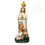 Imagem Estatueta de Nossa Senhora de Fátima com os Pastorinhos com 20 cn de altura em resina, 500px